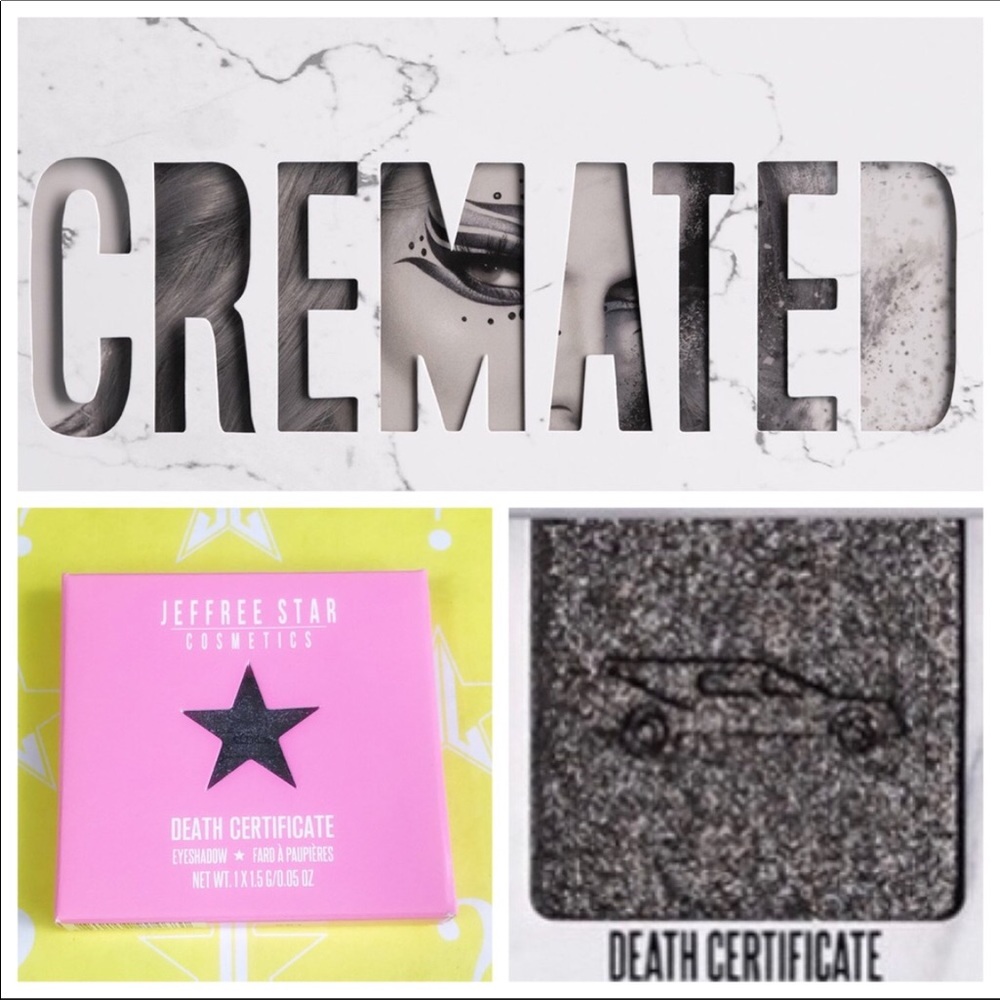 BNWB Jeffree Star Single DEATH CERTIFICATE